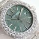 Swiss Quality Audemars Piguet Royal Oak Pave Diamond 50th Anniversary watch Green Dial (4)_th.jpg